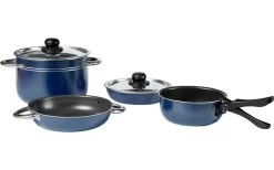 Camping Blue Pan Set