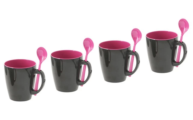 Gimex Mugs, Turquoise, Set Of 4 4 Gimex Mugs, Turquoise, Set Of 4 - Image 2