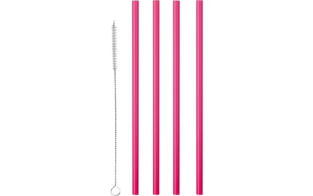 Metaltex Reusable Drinking Straws Incl. Cleaning Brush 12 Pcs. 3 Metaltex Reusable Drinking Straws Incl. Cleaning Brush 12 Pcs.