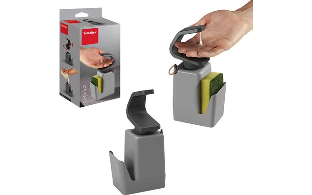 Metaltex Soap Tex Soap Dispenser Incl. Sponge And Ring Holder 3 Metaltex Soap Tex Soap Dispenser Incl. Sponge And Ring Holder
