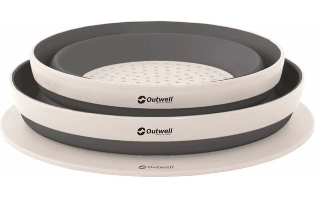 Outwell Collaps Foldable Bowl And Strainer Set 3 Pcs. 6 Outwell Collaps Foldable Bowl And Strainer Set 3 Pcs. - Image 4
