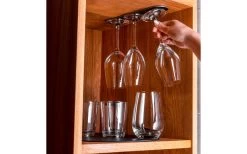 Silwy Magnet Metal Bar 25 Cm With Leather Coating Blue -Camping Kitchen 336500 2618273