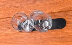 Silwy Magnet Metal Bar 25 Cm With Leather Coating Blue -Camping Kitchen 336869 2618285