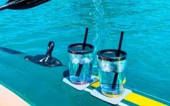 Polycarbonate Magnetic Glasses With Coaster, Set Of 2 11 Polycarbonate Magnetic Glasses With Coaster, Set Of 2 -Camping Kitchen 337031 2383145