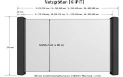 KiiPiT Storage Net Incl. Mounting Set S 210 - 250 Mm -Camping Kitchen 347759 2412505