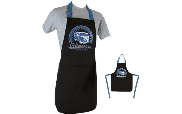 VW Collection T1 Bulli Cooking Apron Black 7 VW Collection T1 Bulli Cooking Apron Black - Image 5