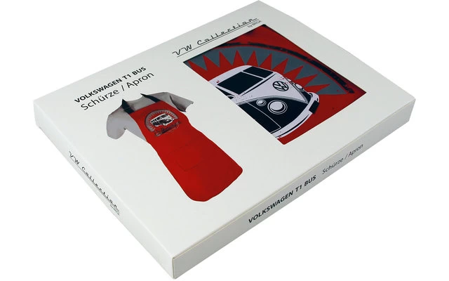 VW Collection T1 Bulli Cooking Apron Black 6 VW Collection T1 Bulli Cooking Apron Black - Image 4