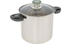 Bo-Camp Elegance Compact Stainless Steel Cooking Pot Set 3 Pcs.