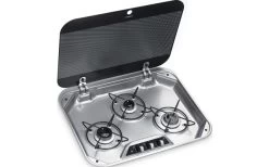 Dometic HBG 3440 3-burner Gas Hob With Glass Lid 30 Mbar
