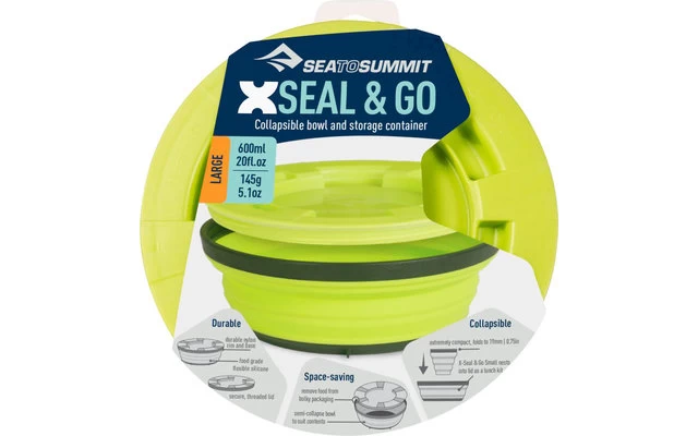 Sea To Summit X-Seal & Go Food Container Medium Sand 415 Ml 6 Sea To Summit X-Seal & Go Food Container Medium Sand 415 Ml - Image 4