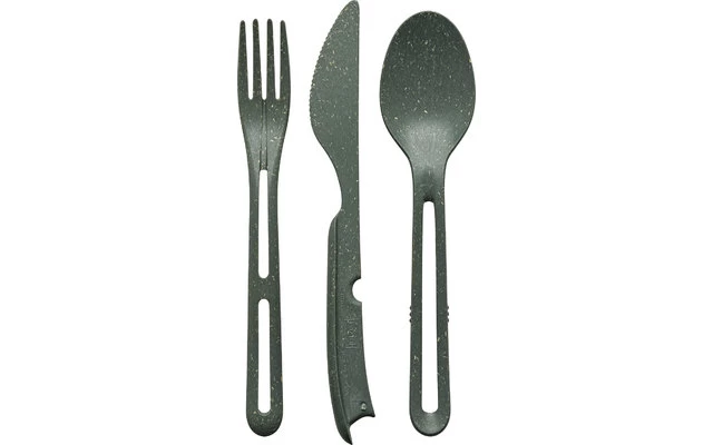 Koziol KLIKK Cutlery Set 3 Pcs. Green 3 Koziol KLIKK Cutlery Set 3 Pcs. Green