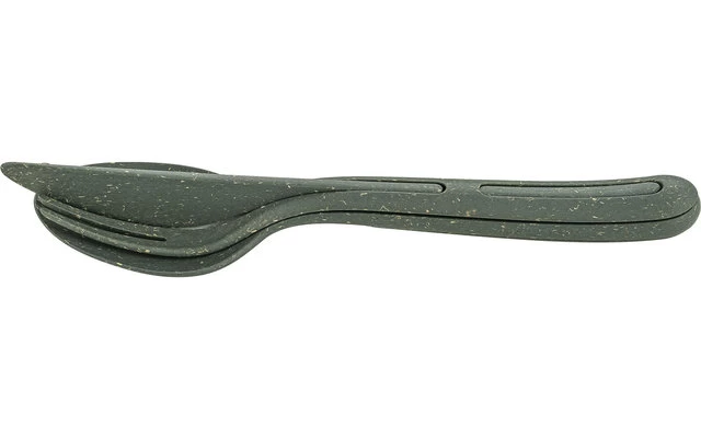 Koziol KLIKK Cutlery Set 3 Pcs. Green 5 Koziol KLIKK Cutlery Set 3 Pcs. Green - Image 3