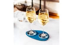 Silwy Metal Nano Gel Placemat Leather Look 40 Cm Blue -Camping Kitchen 435564 3104175