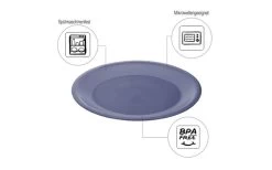 Rotho Caruba Plate Flat 26 Cm Horizon Blue 7 Rotho Caruba Plate Flat 26 Cm Horizon Blue -Camping Kitchen 442656 3318686