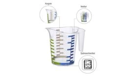 Rotho Domino Measuring Cup 0.5 Liter 7 Rotho Domino Measuring Cup 0.5 Liter -Camping Kitchen 442967 3184166