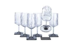 Silwy Wine Magnet Plastic Glasses 6 Pieces -Camping Kitchen 447017 3127191