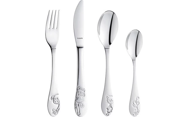 Kuppels Forest Friends Stainless Steel Children's Cutlery Set 4 Pcs 4 Kuppels Forest Friends Stainless Steel Children's Cutlery Set 4 Pcs - Image 2