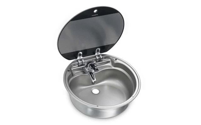 Dometic SNG 420 Round Sink With Glass Cover Ø 420 Mm 3 Dometic SNG 420 Round Sink With Glass Cover Ø 420 Mm