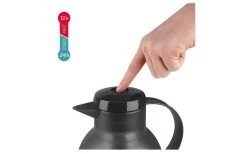 Emsa Vacuum Jug Samba 1 Liter White 14 Emsa Vacuum Jug Samba 1 Liter White -Camping Kitchen 460439 3304359