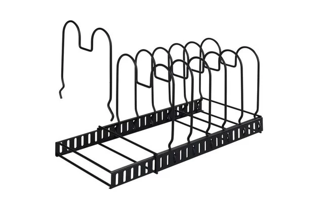 Wenko Lid And Pan Holder Extendable Dish Rack For Lids And Pans 3 Wenko Lid And Pan Holder Extendable Dish Rack For Lids And Pans