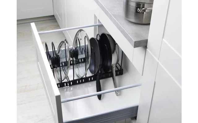 Wenko Lid And Pan Holder Extendable Dish Rack For Lids And Pans 6 Wenko Lid And Pan Holder Extendable Dish Rack For Lids And Pans - Image 4