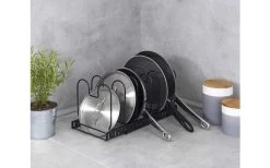 Wenko Lid And Pan Holder Extendable Dish Rack For Lids And Pans 12 Wenko Lid And Pan Holder Extendable Dish Rack For Lids And Pans -Camping Kitchen 487587 3484281