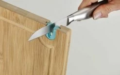 Wenko Cutting Board With Knife Sharpener 23 X 33 X 1.5 Cm 15 Wenko Cutting Board With Knife Sharpener 23 X 33 X 1.5 Cm -Camping Kitchen 495738 3511513