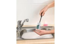 Wenko Silicone Dish Brush 25 Cm Blue -Camping Kitchen 496110 3513580