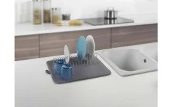 Metaltex Dry-Tex 2-in-1 Drainer With Microfiber Mat Silver -Camping Kitchen 497558 3367502