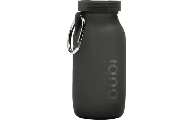 NTP Bübi Bottle Foldable Silicone Bottle Dark Gray 414 Ml 6 NTP Bübi Bottle Foldable Silicone Bottle Dark Gray 414 Ml - Image 4