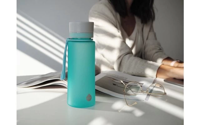 Equa Plain Blue Water Bottle 600 Ml 3 Equa Plain Blue Water Bottle 600 Ml