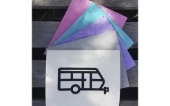 Pufz Swedish Tea Towel Camper Cerise