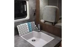 Pufz Swedish Tea Towel Camper Cerise -Camping Kitchen 553627 3623248 3