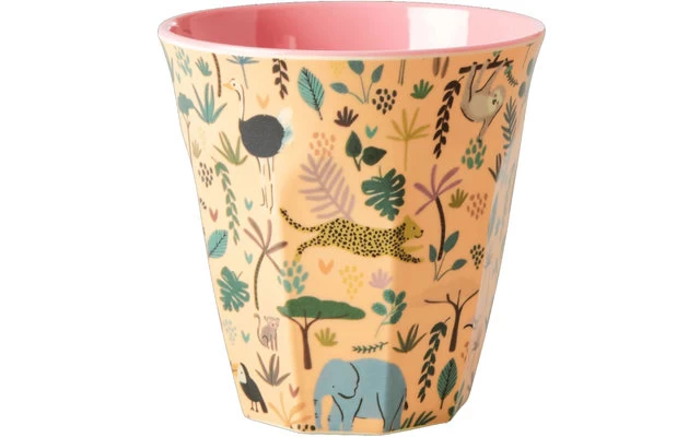 Rice Medium Melamine Mug Multi 6 Piece Pink With Motifs 3 Rice Medium Melamine Mug Multi 6 Piece Pink With Motifs