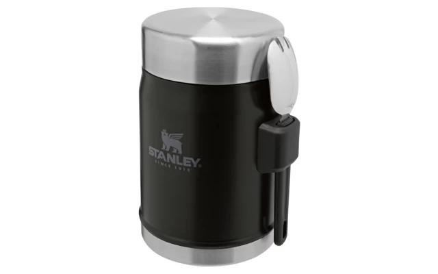 Stanley Classic Legendary Food Container With Spoon 0.4 Liter Black Matte 7 Stanley Classic Legendary Food Container With Spoon 0.4 Liter Black Matte - Image 5