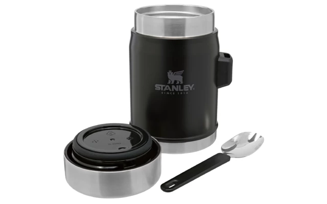 Stanley Classic Legendary Food Container With Spoon 0.4 Liter Black Matte 8 Stanley Classic Legendary Food Container With Spoon 0.4 Liter Black Matte - Image 6