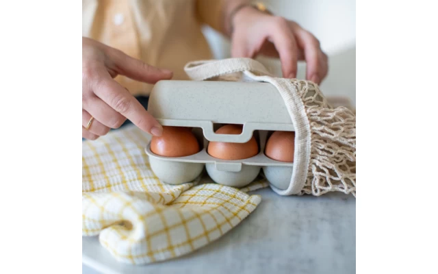 Koziol Egg Box Eggs To Go Mini 6pcs Leaf Green 3 Koziol Egg Box Eggs To Go Mini 6pcs Leaf Green