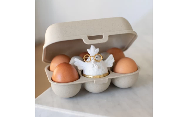 Koziol Egg Box Eggs To Go Mini 6pcs Leaf Green 4 Koziol Egg Box Eggs To Go Mini 6pcs Leaf Green - Image 2