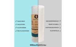 Chinchilla Washable Kitchen Roll Wood Cellulose And Cotton Gray -Camping Kitchen 599771 4445367