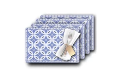Westmark Arabesque Placemats 4 Pieces 43.5 X 28.5 Cm Taupe -Camping Kitchen 613147 4438147 1