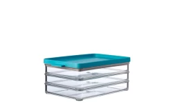 Mepal Omnia Refrigerator Box Cold Cuts 3-ply 1.5 Liters Black