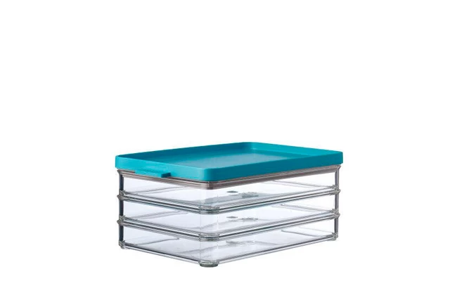 Mepal Omnia Refrigerator Box Cold Cuts 3-ply 1.5 Liters Black 3 Mepal Omnia Refrigerator Box Cold Cuts 3-ply 1.5 Liters Black