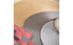 Westmark Circle Placemat 4 Pieces Round 38 Cm Gray -Camping Kitchen 625443 4365043