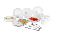 Gimex Tableware Set Classic Line 16 Pieces Granite
