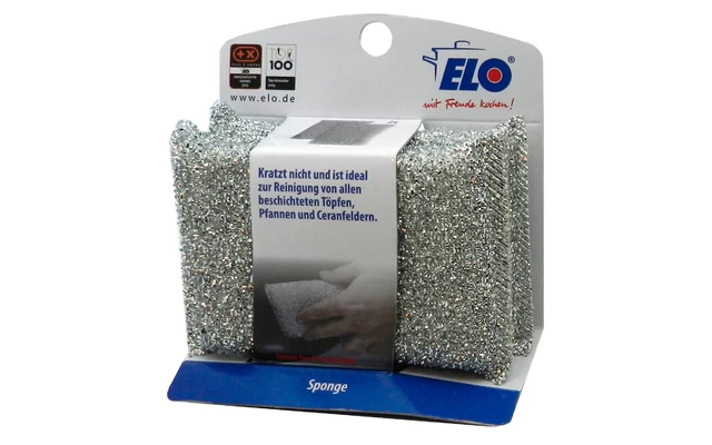 Elo Rinsing Sponge Sponge Set Of 2 Silver 3 Elo Rinsing Sponge Sponge Set Of 2 Silver