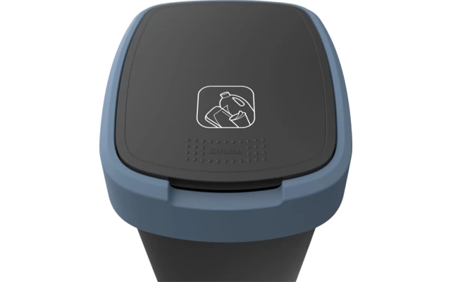 Rotho Twist Waste Garbage Can With Swing And Hinged Lid 25 Liters Lime Green 5 Rotho Twist Waste Garbage Can With Swing And Hinged Lid 25 Liters Lime Green - Image 3