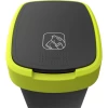 Rotho Twist Waste Garbage Can With Swing And Hinged Lid 25 Liters Lime Green -Camping Kitchen 689280 4830056