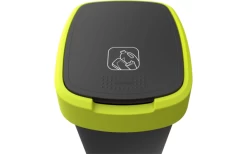 Rotho Twist Waste Garbage Can With Swing And Hinged Lid 25 Liters Lime Green