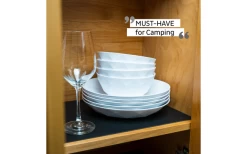 Silwy Metal Nano Gel Mat BLACK For Magnetic Glasses -Camping Kitchen 706547 4781084