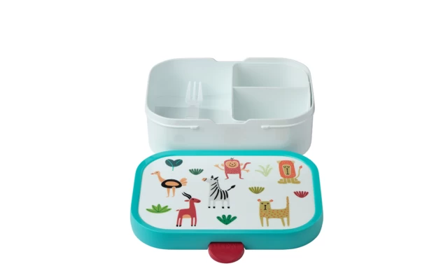 Mepal Campus Lunch Box With Bento Insert 750 Ml Jungle 4 Mepal Campus Lunch Box With Bento Insert 750 Ml Jungle - Image 2